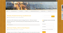 Desktop Screenshot of fireinthepasture.org